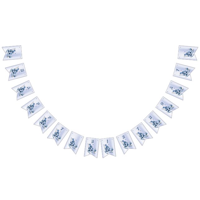 Blaue Babybärenjagdflagge Wimpelkette (Alle)