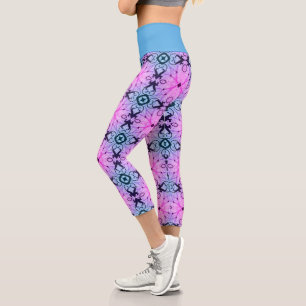 blaue Balance Capri Leggings