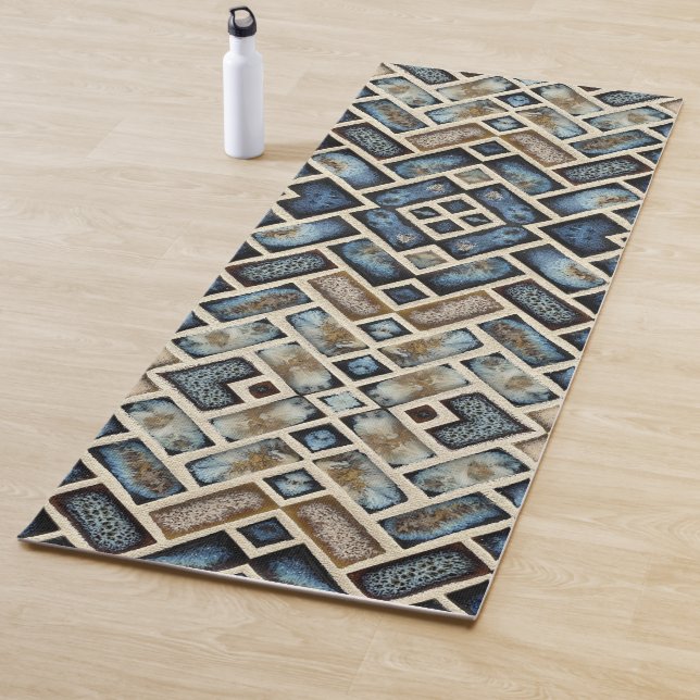 blaue Balance Yogamatte (Beispiel)