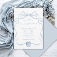 Blaue Band Rahmen Vintage Brautparty