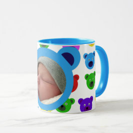 Blaue Bären Tasse