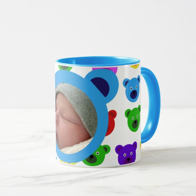 Blaue Bären Tasse (VorderseiteRechts)