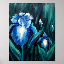 Blaue Bartirisengarten
