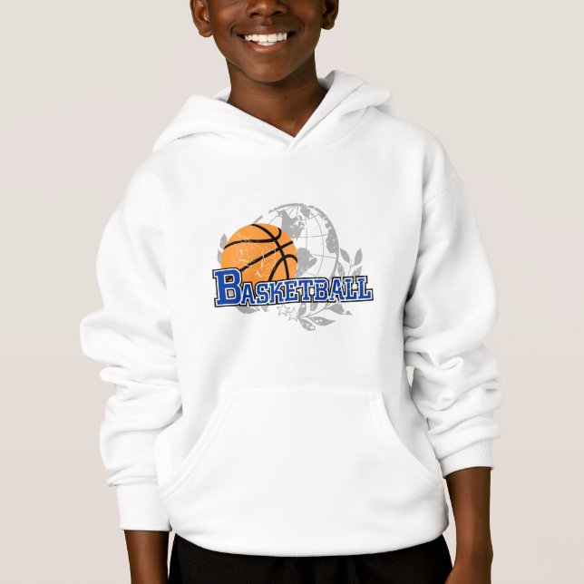 Blaue Basketball-T - Shirts und Geschenke (Vorderseite)