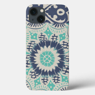 Blaue Batik-Fliese III Case-Mate iPhone Hülle