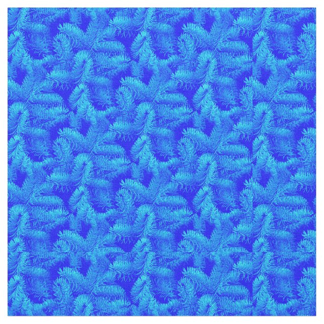 Blaue Baumwolle Stoff (Nahaufnahme)