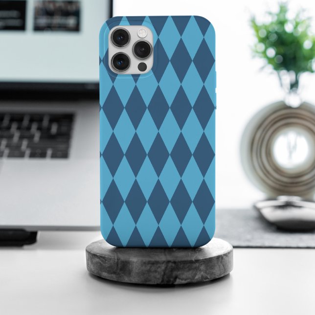Blaue Bavaria Rhombus-Flaggenmuster Case-Mate iPhone Hülle (Von Creator hochgeladen)