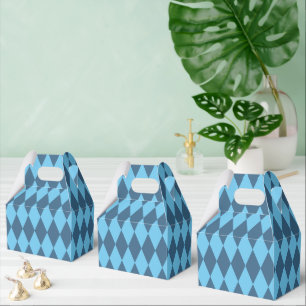 Blaue Bavaria Rhombus-Flaggenmuster Geschenkschachtel