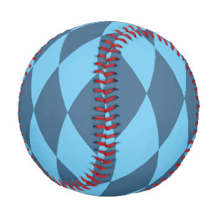 Blaue bayerische Raute-Flagge-Muster Baseball