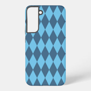 Blaue bayerische Raute-Flagge-Muster Samsung Galaxy Hülle