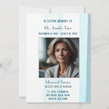 Blaue Beerdigungsfeier