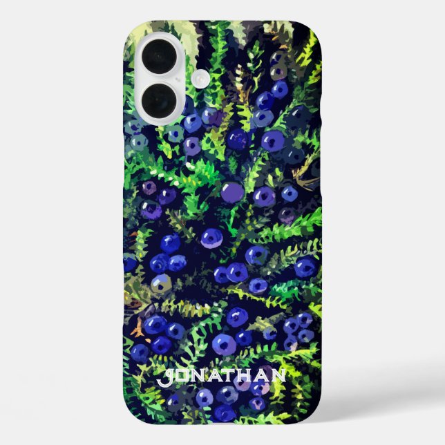 Blaue Beeren Case-Mate iPhone Hülle (Rückseite)