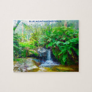 Blaue Berge Australien Puzzle