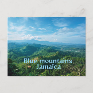 Blaue Berge Jamaika Postkarte