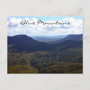 Blaue Berge Postkarte