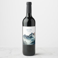 Blaue Berge Rustikale Hochzeit