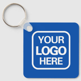 Blaue Berufliche Firmenlogos Schlüsselanhänger