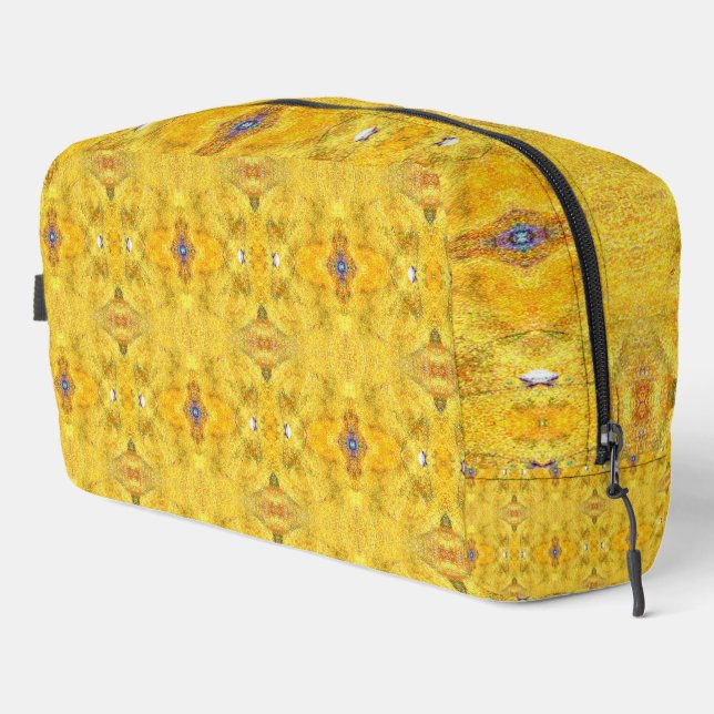 Blaue Bestie gelb Waschbeutel (Rechte Ecke)