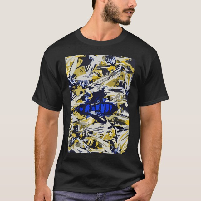 Blaue Biene T-Shirt (Vorderseite)