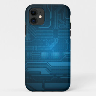 Blaue binärer Code-Technologie-Art Digital Case-Mate iPhone Hülle