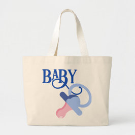 BLAUE BINKY, BABY SHOWER JUMBO STOFFBEUTEL