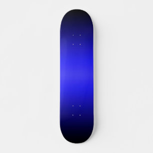 Blaue bis schwarze Skateboard