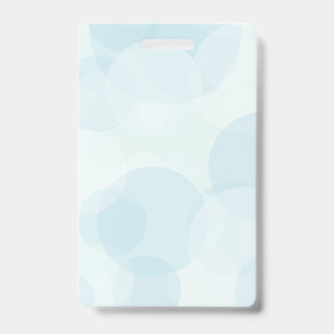 Blaue Blasen Ausweis