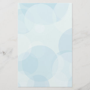 Blaue Blasen Briefpapier