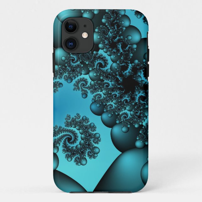 blaue Blasen Case-Mate iPhone Hülle (Rückseite)