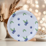 Blaue Blaubeere zum Geburtstag süß Pappteller<br><div class="desc">Blue Watercolor Heidelbeere Heidelbeere Bonbon Geburtstag Paper Tellers Matching Artikel sind verfügbar.</div>