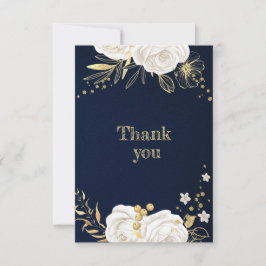 Blaue Blaue Goldmedaille Dankeskarte