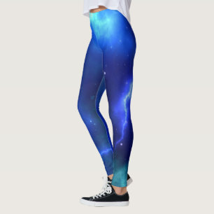 Blaue Blitzstürme Leggings