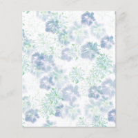 Blaue blühende Blume Blumenmuster Muster der blaue