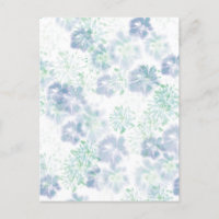 Blaue blühende Blume Blumenmuster Muster der blaue