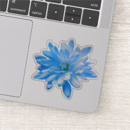 Blaue blühende Blume Daisy Sonnenblume Aufkleber
