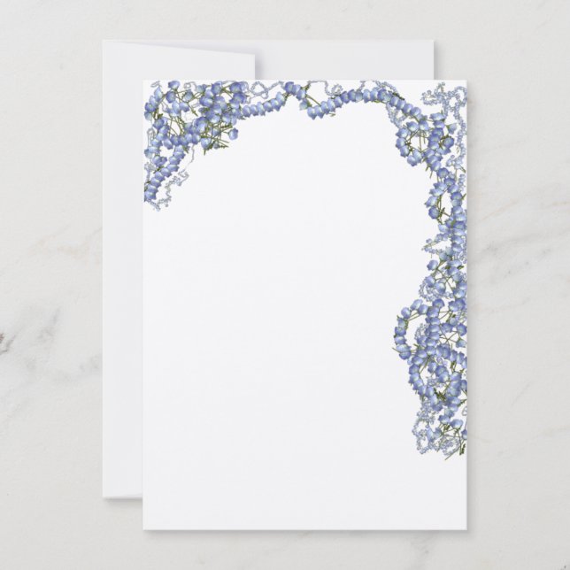 Blaue Blume (Vorderseite)
