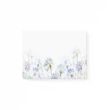 Blaue Blume Aquarellzeichnung