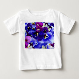 Blaue Blume Baby T-shirt