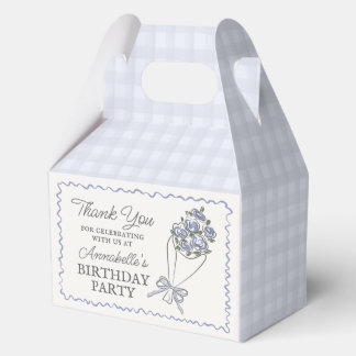 Blaue Blume - Blumenmarkt Geburtstagspartei Geschenkschachtel