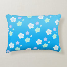 Blaue Blume Blütenfarbenes Muster