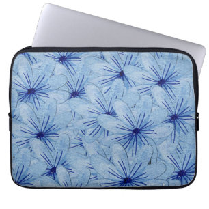 Blaue Blume Bouquet Laptopschutzhülle