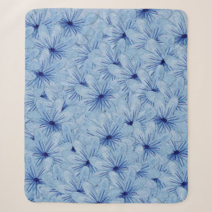 Blaue Blume Bouquet Sherpadecke