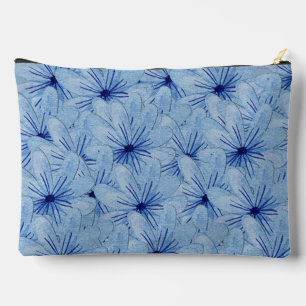 Blaue Blume Bouquet Zubehörtasche