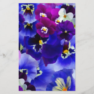Blaue Blume Briefpapier