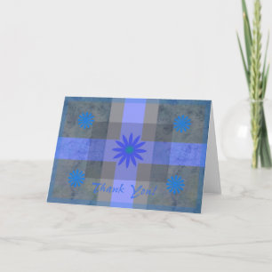 Blaue Blume Dankeskarten Dankeskarte