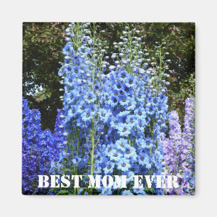 Blaue Blume Delphinium Magnet