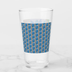 Blaue Blume Glas