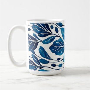 Blaue Blume Kaffeetasse