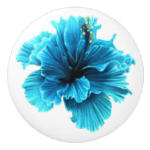 Blaue Blume Keramik Pull