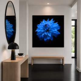 Blaue Blume Leinwanddruck